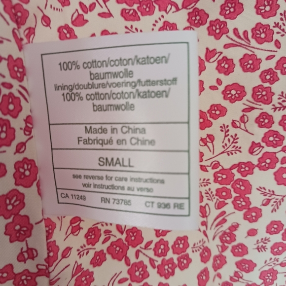 Vintage Laura Ashley Midi Rain Coat Jacket Floral Lining - Picture 3 of 10